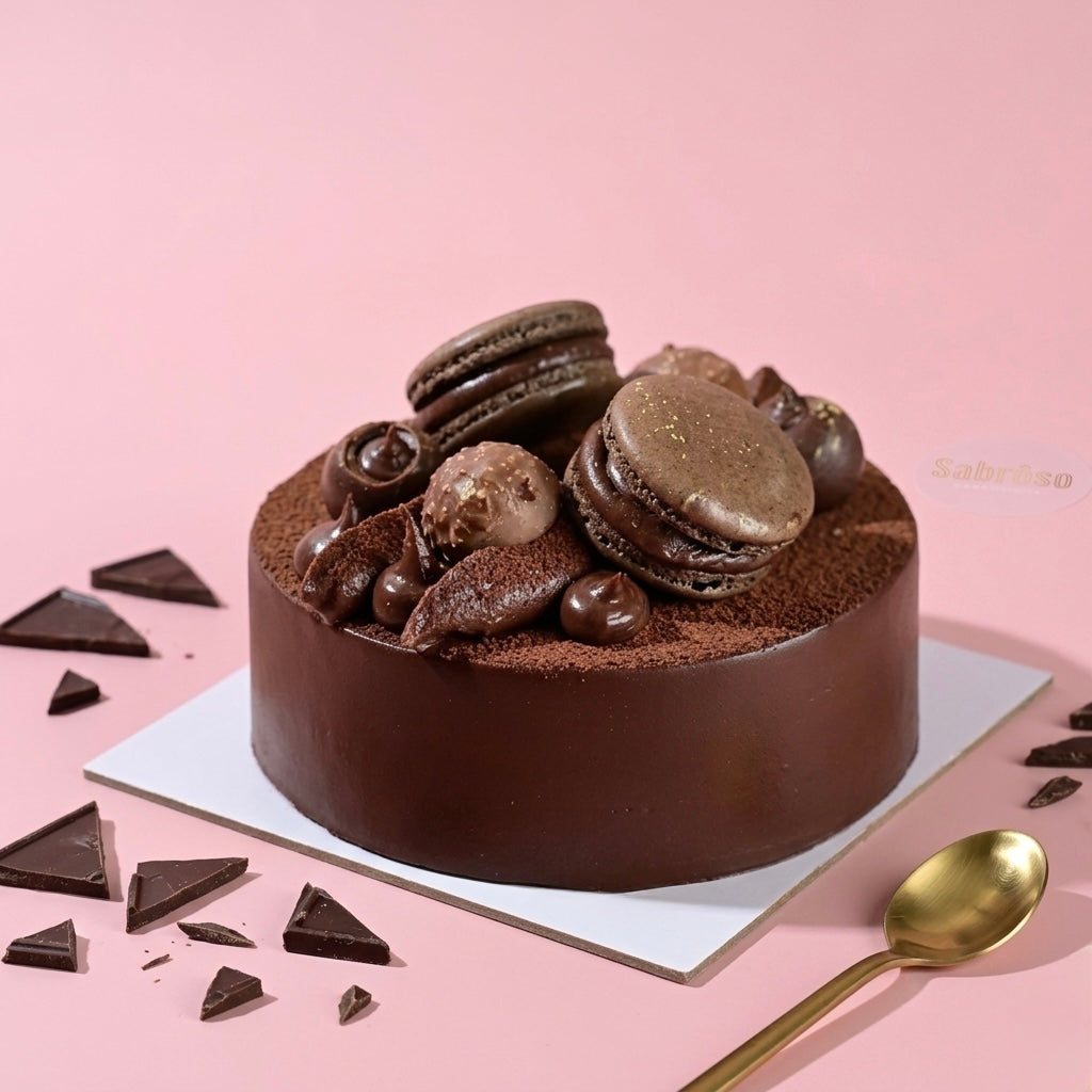 Belgian Chocolate & Raspberry Cake