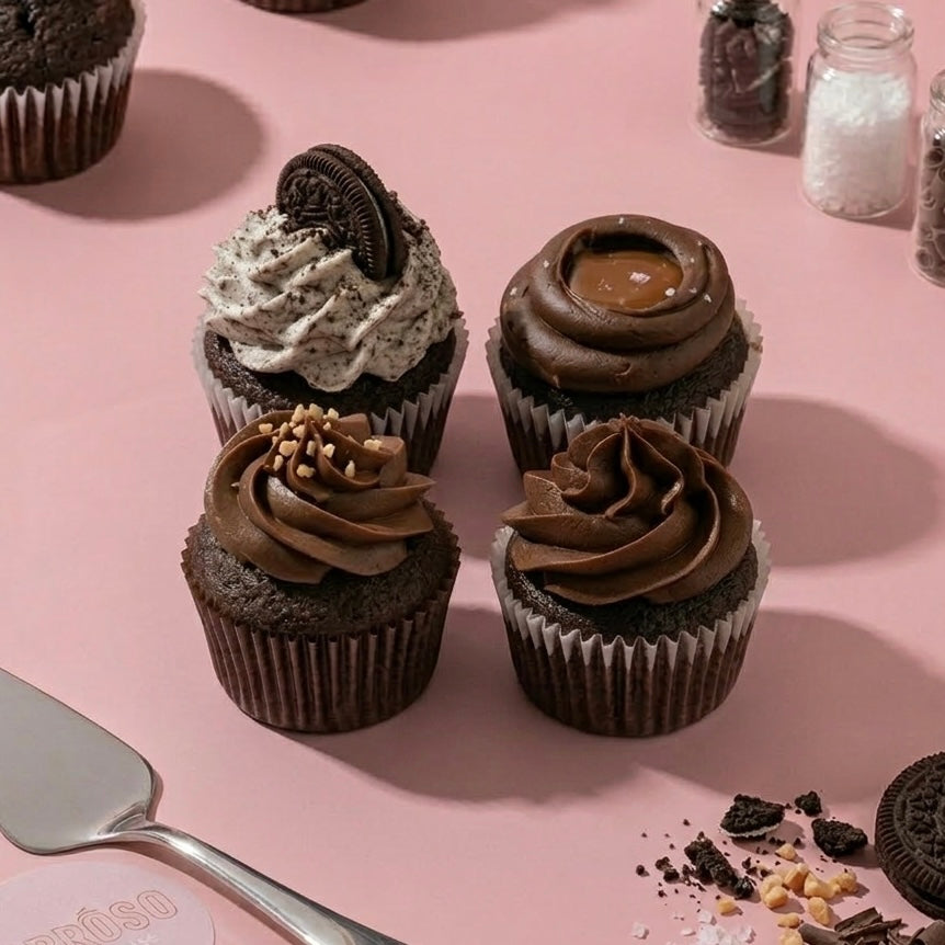 Assorted Chocolate Cupcakes