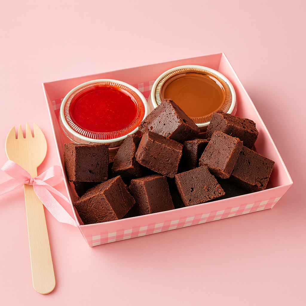 Strawberry Brownie Bite Box