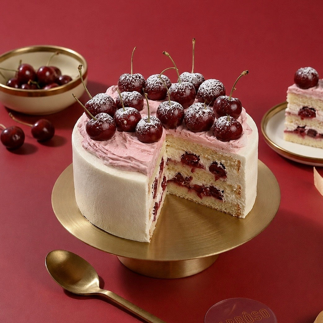 White Forest Cake