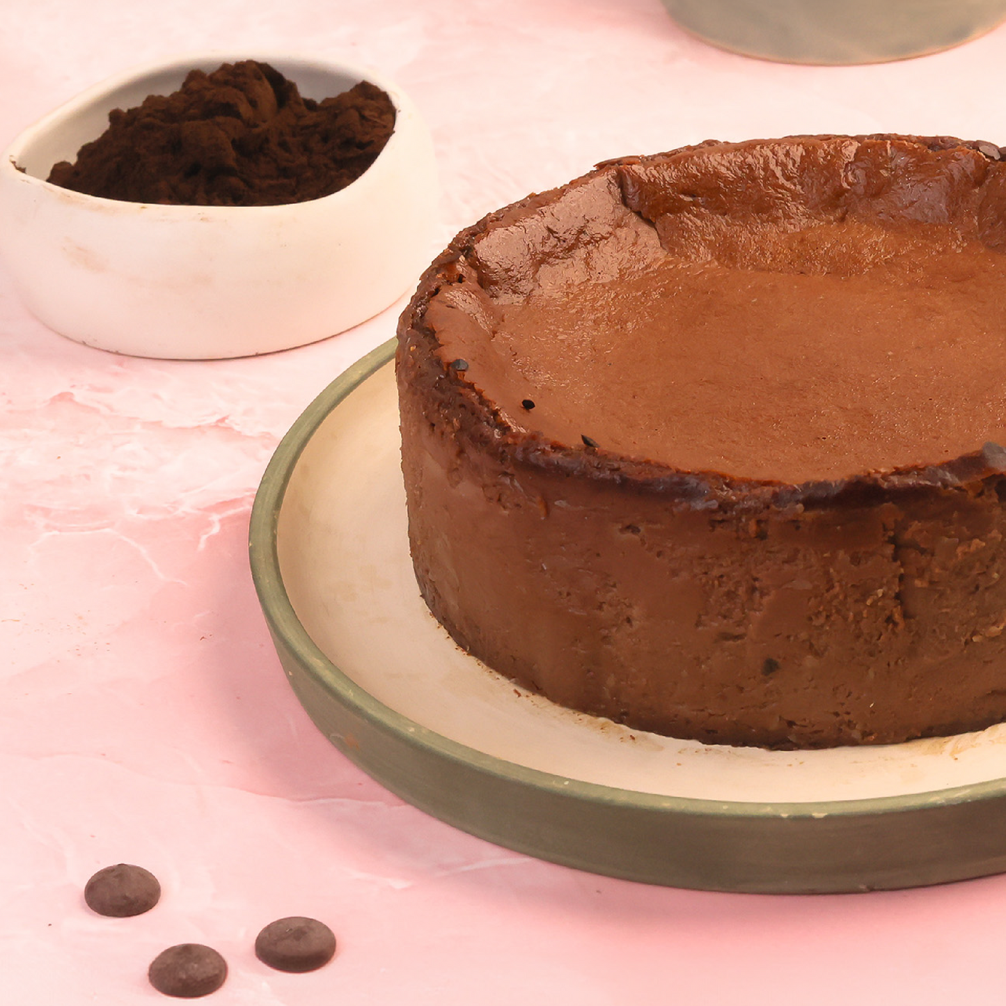 Chocolate Basque Cheesecake