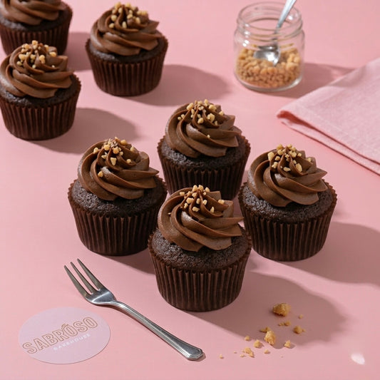 Hazelnut Rocher Cupcake