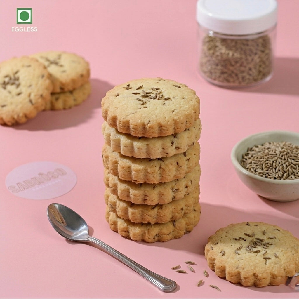 Jeera Butter Cookies