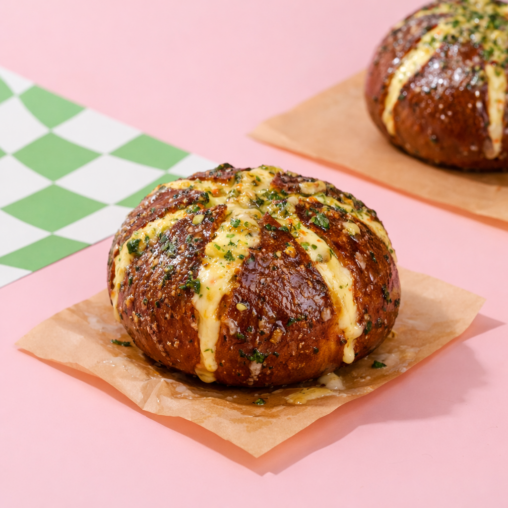 Korean Garlic Cheese Buns