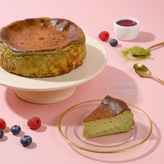 Matcha Basque Cheesecake
