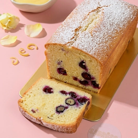 Lemon & Blueberry Travel Cake