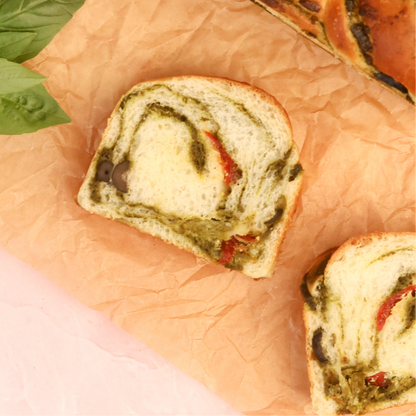 Pesto & Cheese Babka