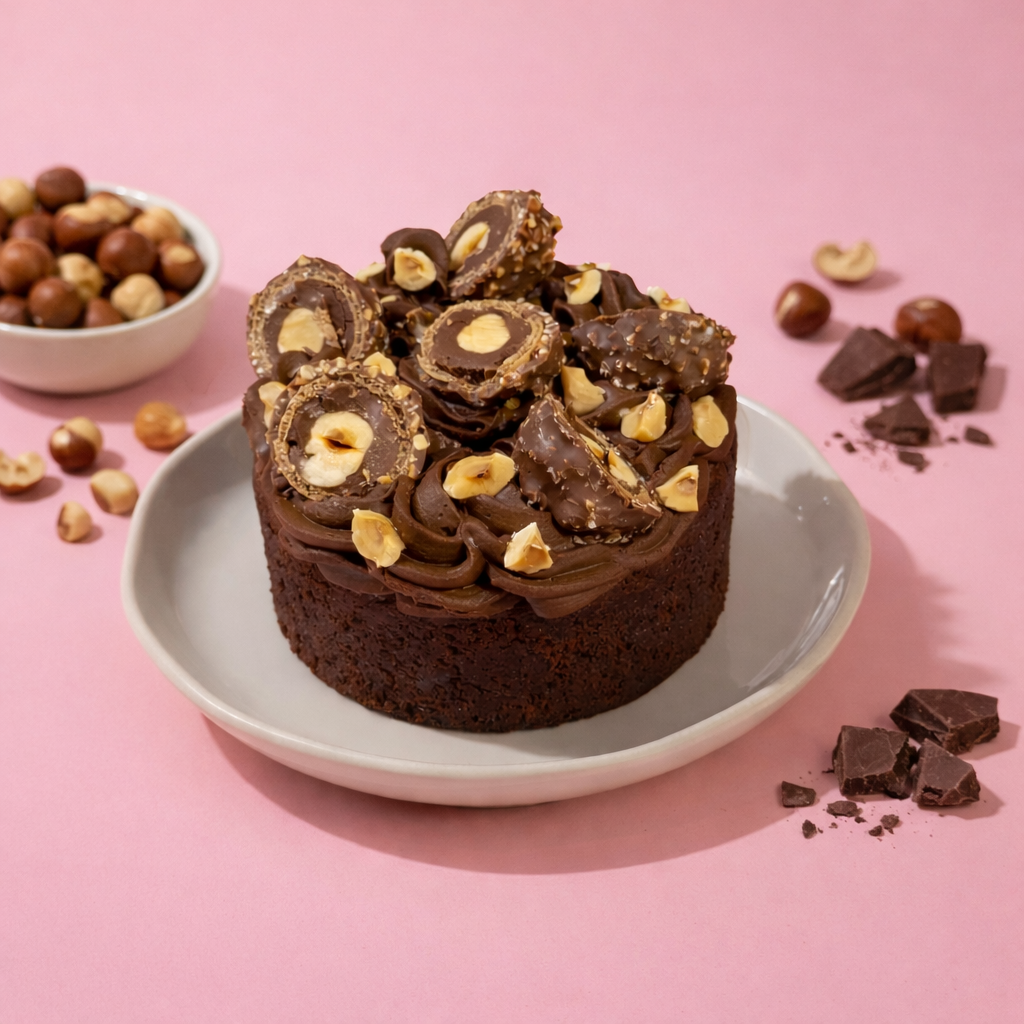 Hazelnut Rocher Bento Brownie