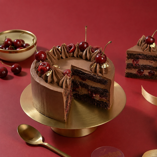 Chocolate & Cherry Cake