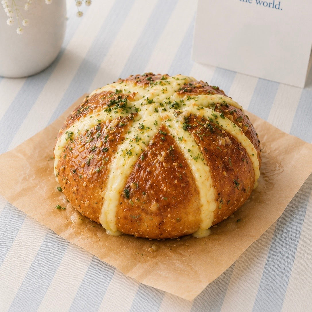Korean Garlic Cheese Buns