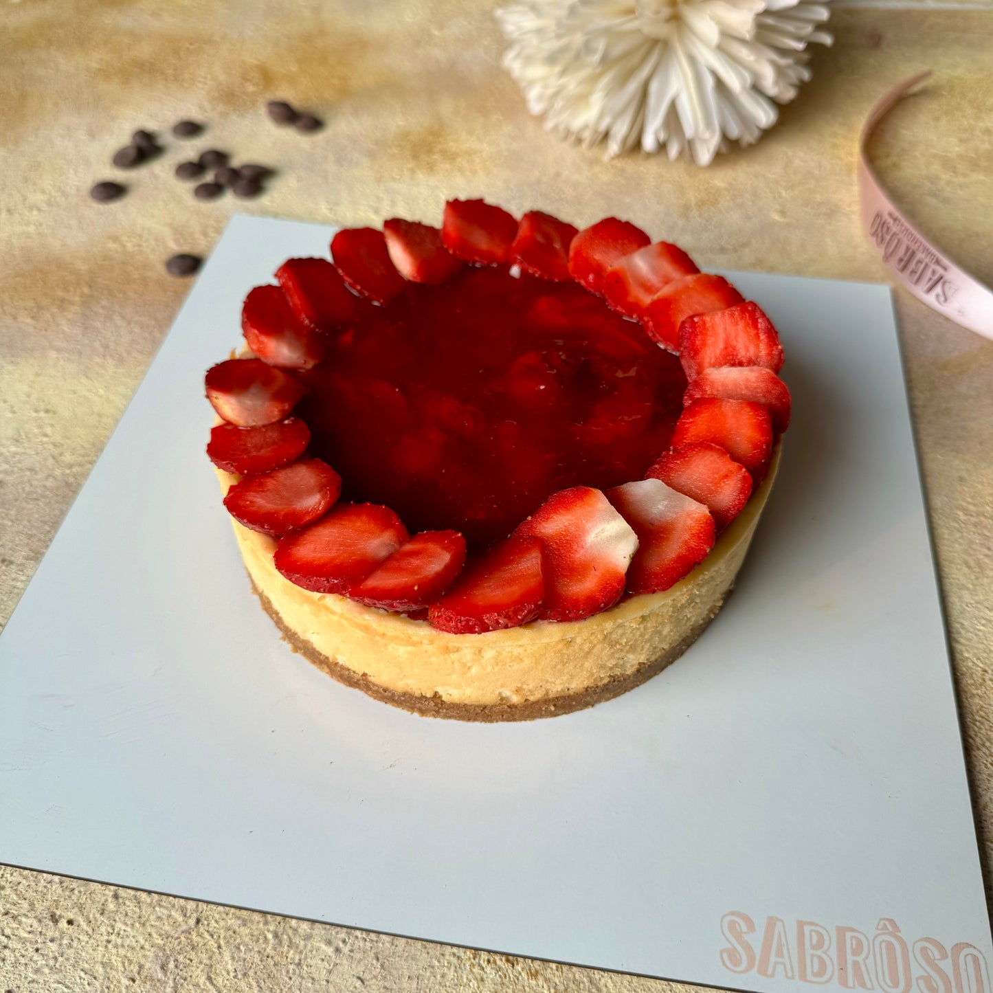 Strawberry Lemon Cheesecake