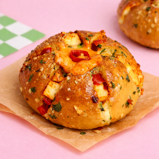Tandoori Paneer Garlic Cheese Buns