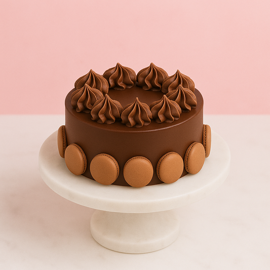 Belgian Chocolate & Raspberry Cake