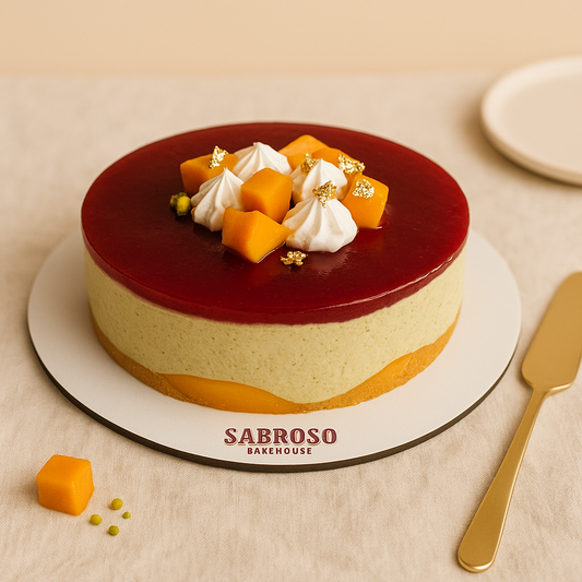 Pistachio Mango & Coconut Cake