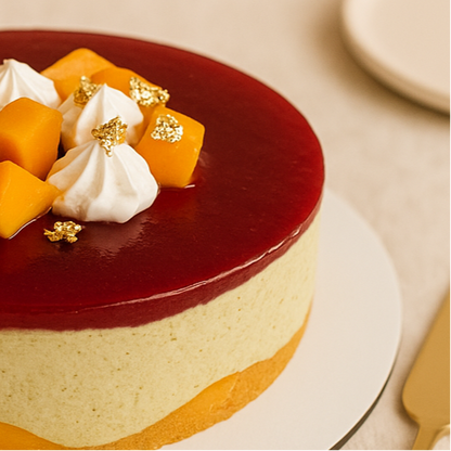 Pistachio Mango & Coconut Cake