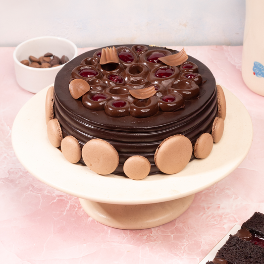 Belgian Chocolate & Raspberry Cake