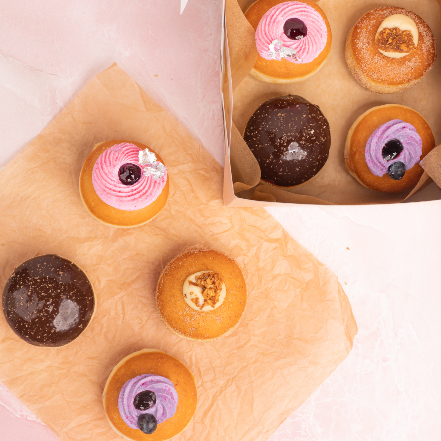 Blueberry Cream Cheese Bombolini