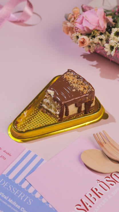 Nutella Cheesecake Slice