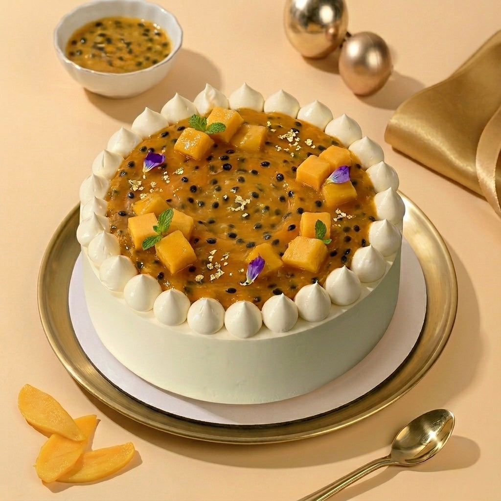Mango x Passion Fruit Cake