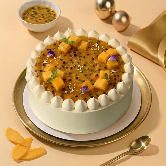 Mango x Passion Fruit Cake