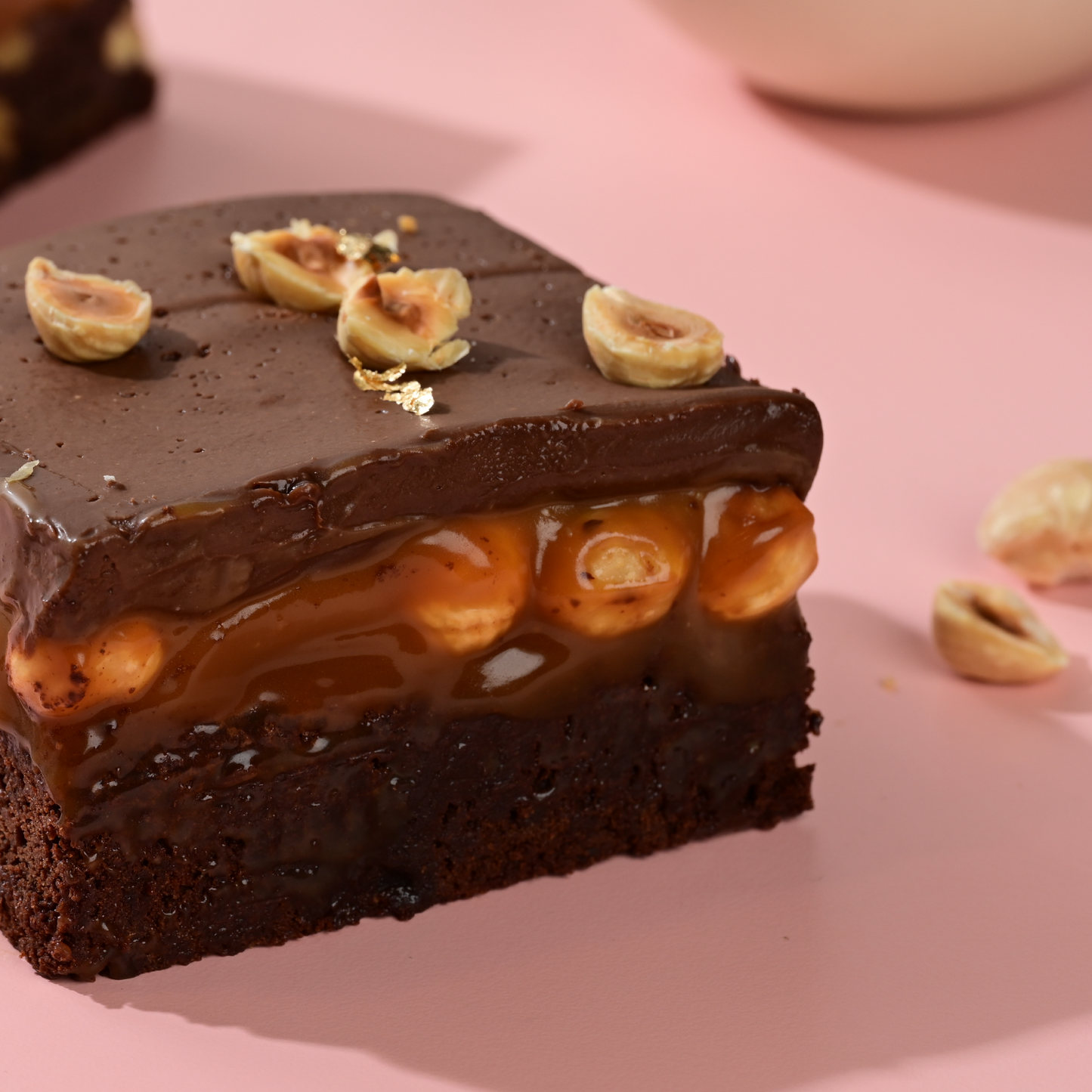 Caramel & Hazelnut Brownies