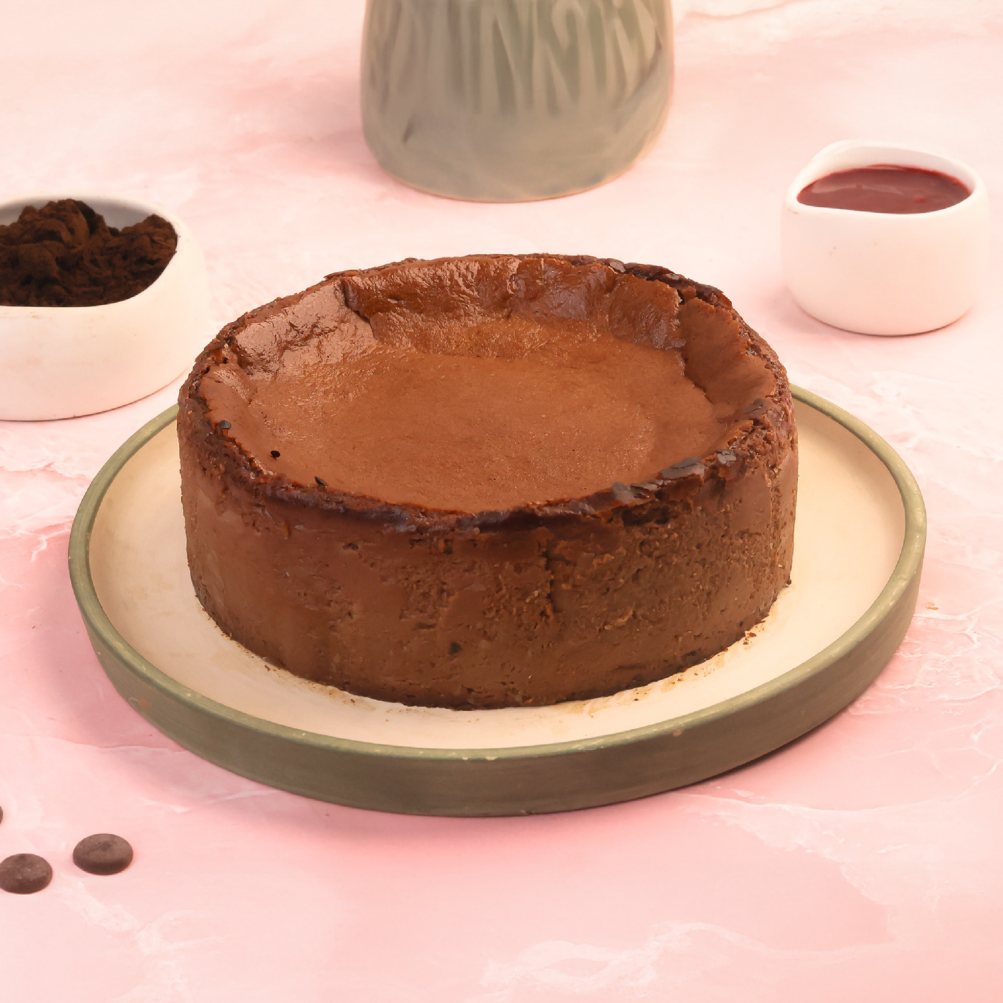 Chocolate Basque Cheesecake