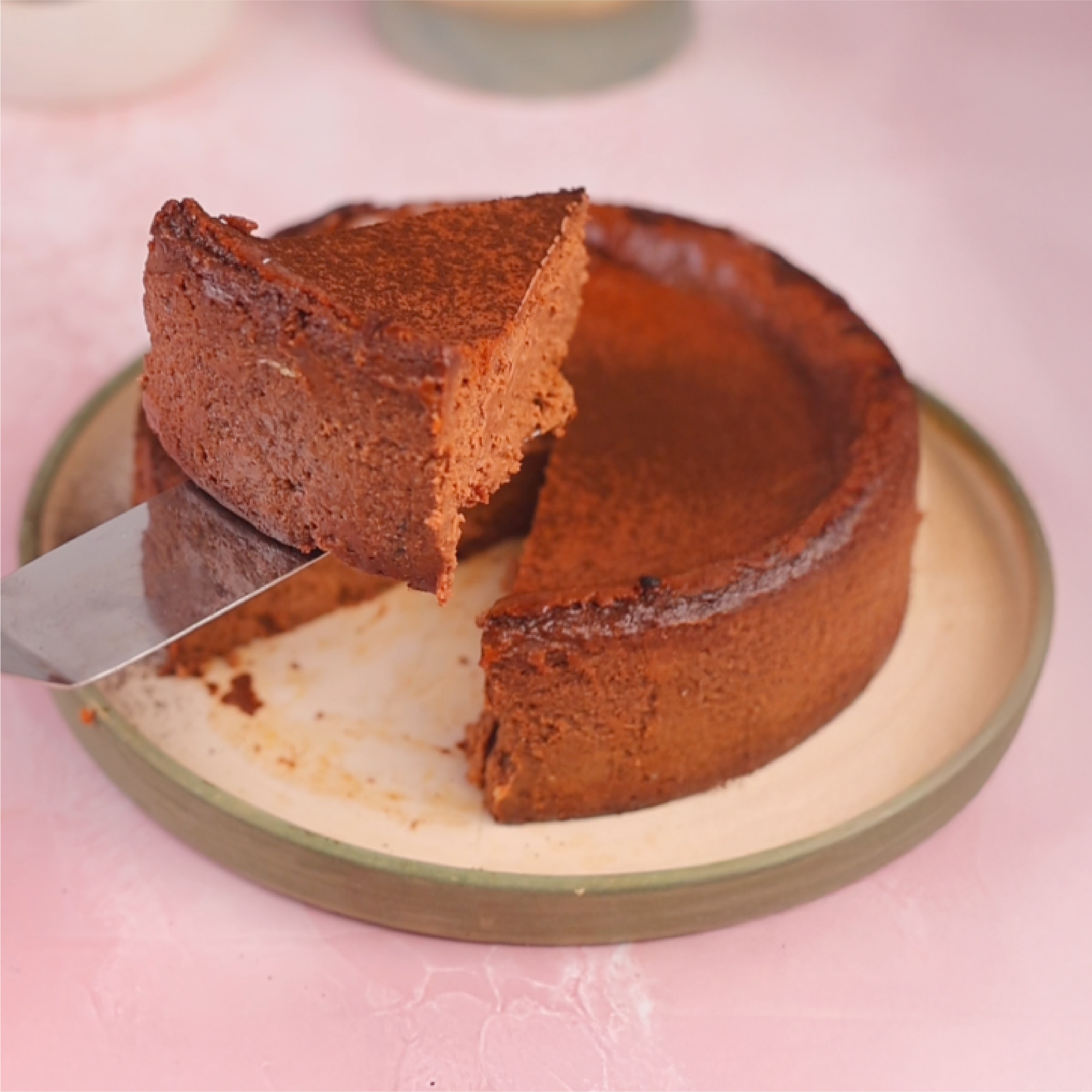 Chocolate Basque Cheesecake