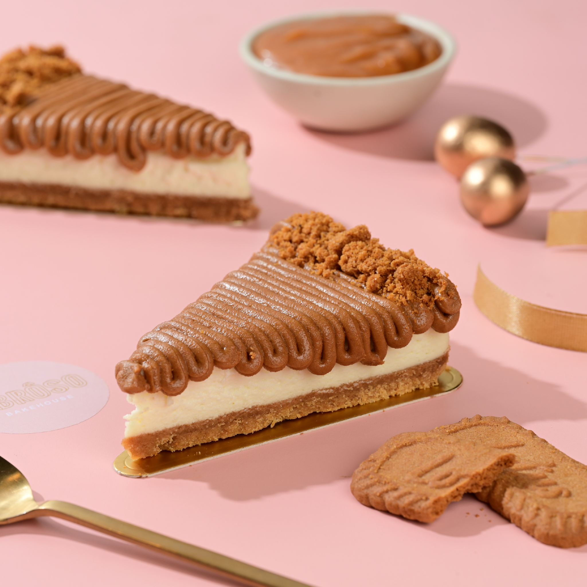 Biscoff Cheesecake Slice