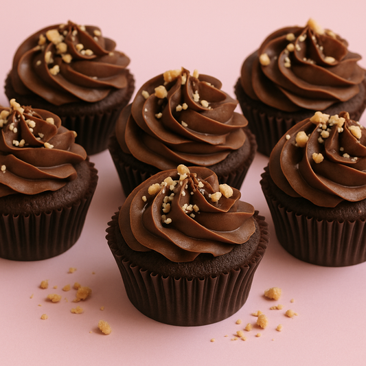 Hazelnut Rocher Cupcake