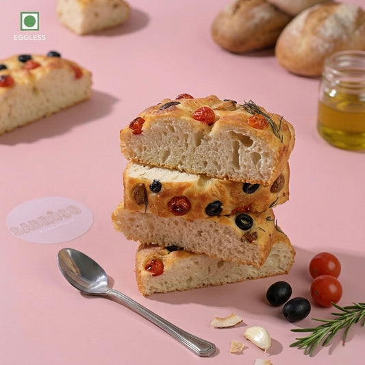 Garlic Rosemary Tomato Focaccia