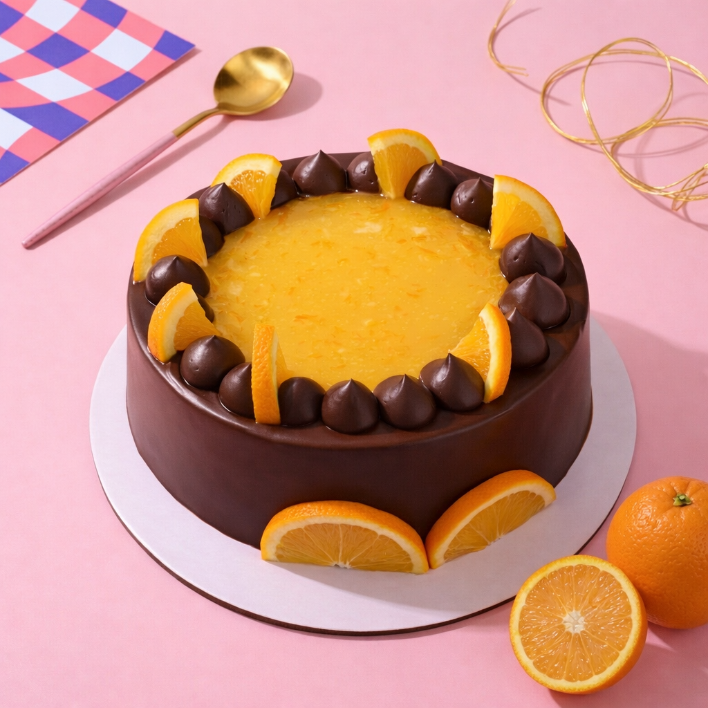 Zesty Orange Chocolate Cake
