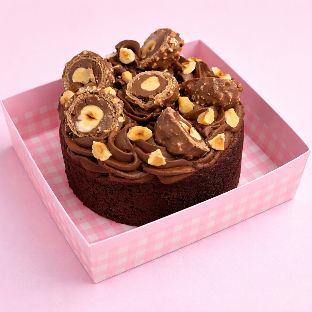 Hazelnut Rocher Bento Brownie