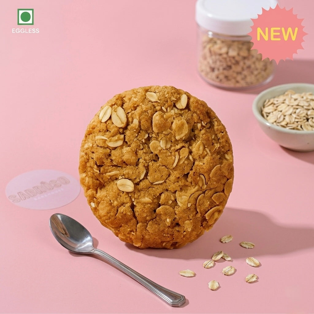 Honey Oats & Cashew Cookies