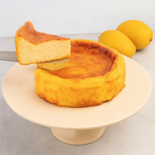 Mango Basque Cheesecake