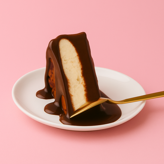 Burnt Basque Cheesecake (SLICE) with Dark Sauce