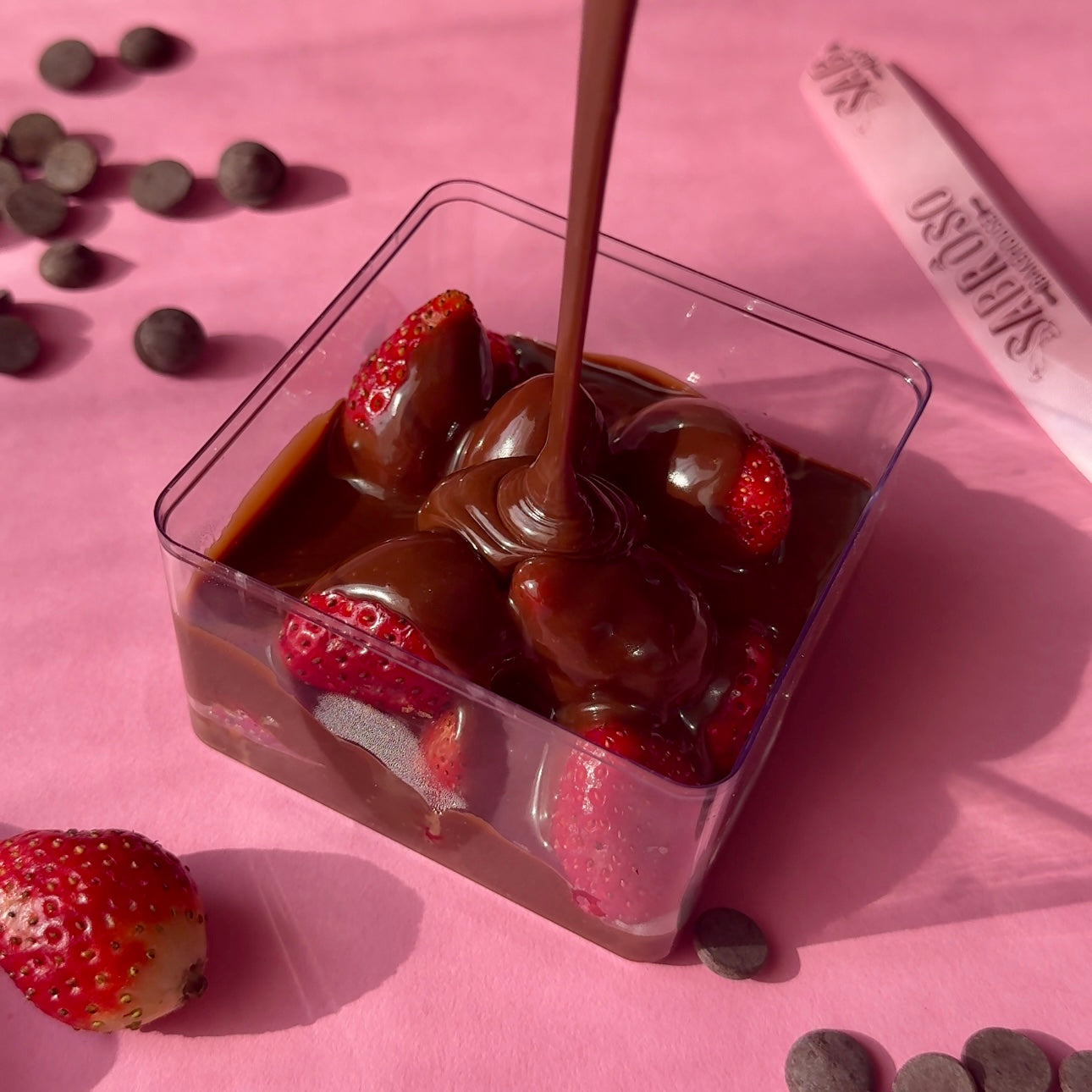 Belgian Chocolate-Dunked Strawberries