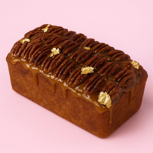 Pecan and Caramel Travel Cake