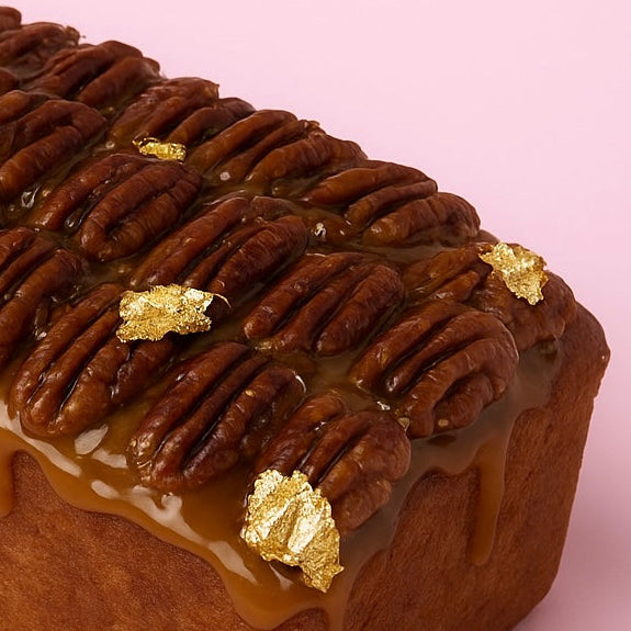 Pecan and Caramel Travel Cake