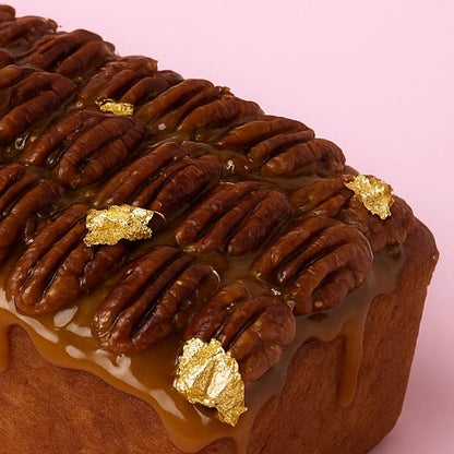 Pecan and Caramel Travel Cake