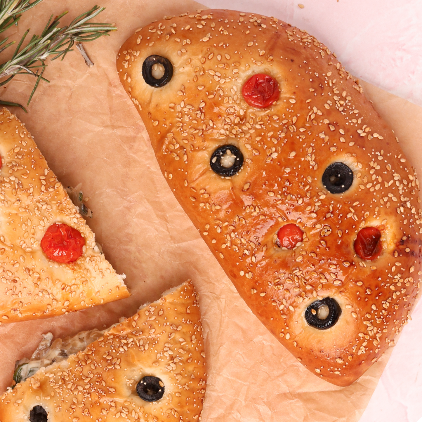 Mushroom, Spinach & Cheese Calzones