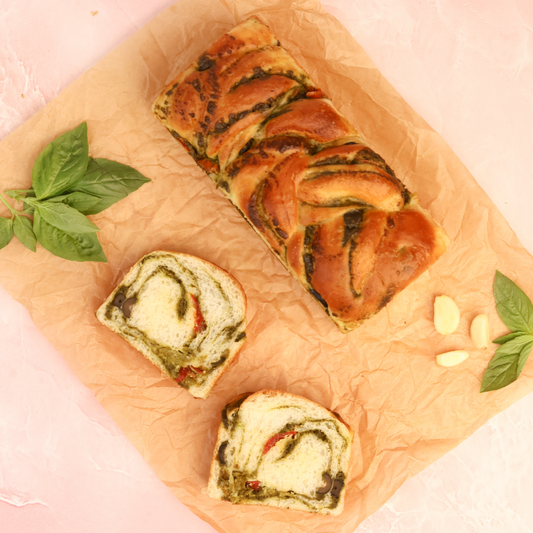 Pesto & Cheese Babka